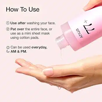 تونر اسنس مرطوب کننده و روشن کننده هلو نیاسینامید آنوا 250 میل Anua Peach 77% Niacin Essence Toner - Image 3