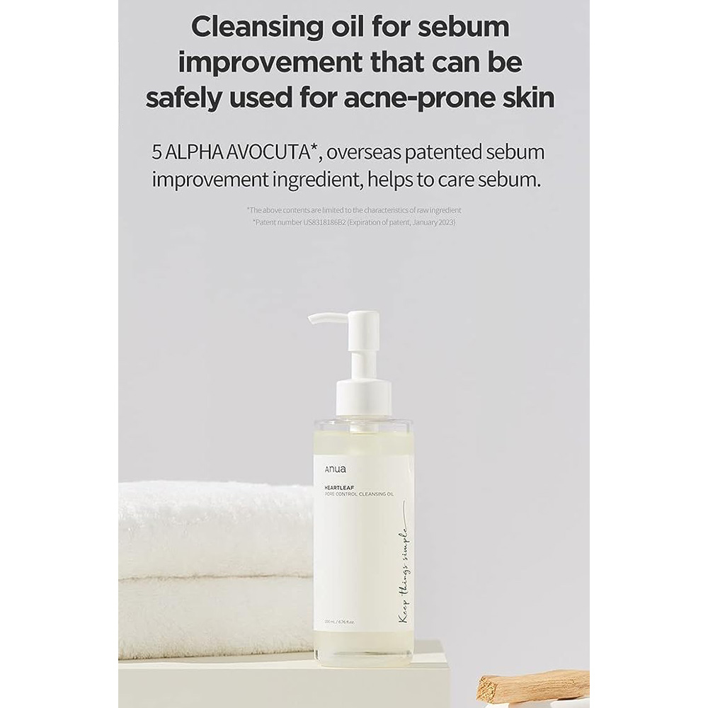 روغن پاک کننده و کنترل منافذ آنوا حاوی عصاره هوتونیا کوردتا Anua Heartleaf Pore Control Cleansing Oil 200ml - Image 6